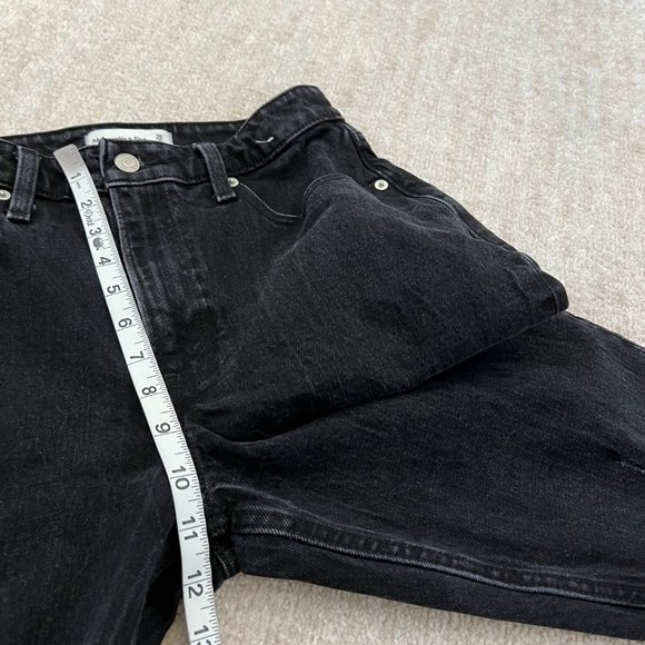 Abercrombie & Fitch High Rise Ripped Mom Jeans 26 / 2 Curve Love - Picture 7 of 10